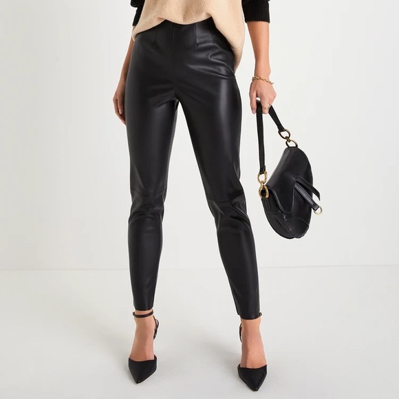 LULUS Leather Pant - Picture 4 of 4